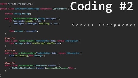 TnTGamesTV | Coding | #2 - Server Testpacket