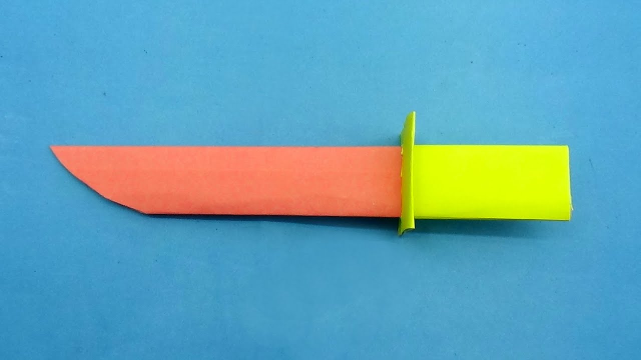 How to make a paper knife, Easy paper knife