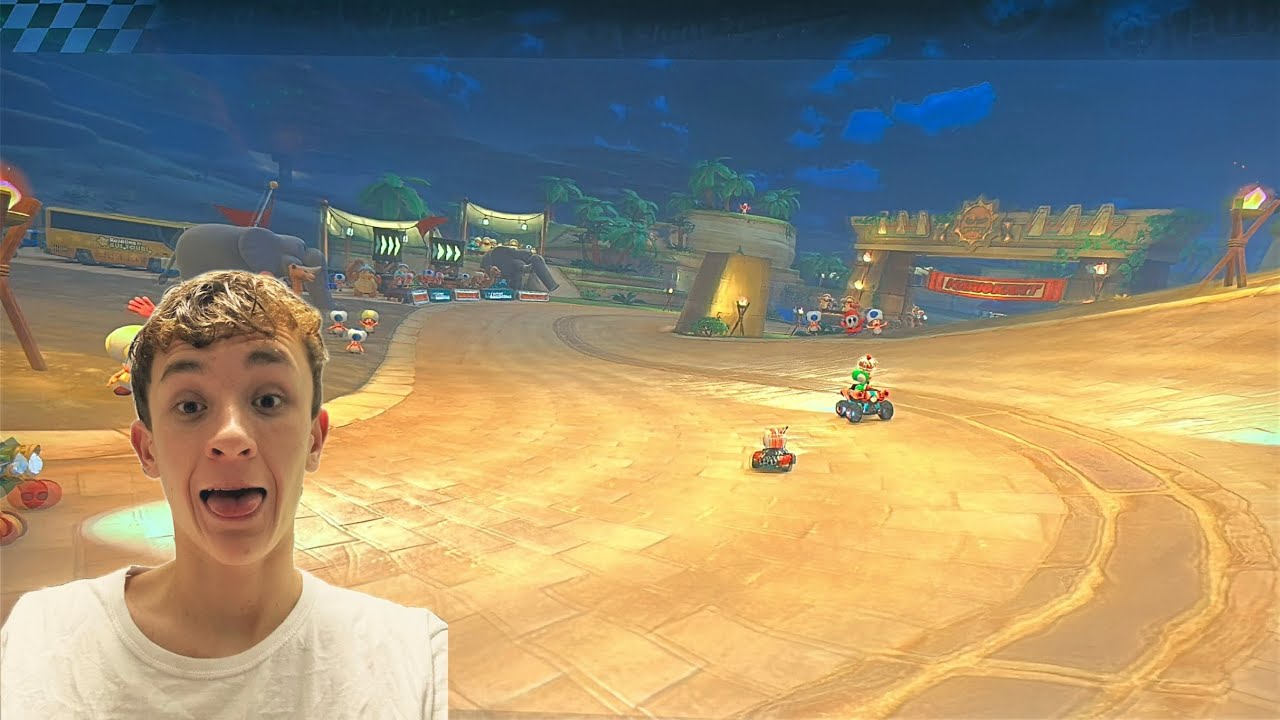 Playing Mario Kart WORLD!!! (25)
