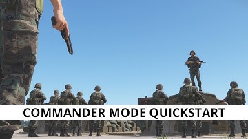 Commander Mode Quickstart |  Arma Reforger 1.5 Experimental