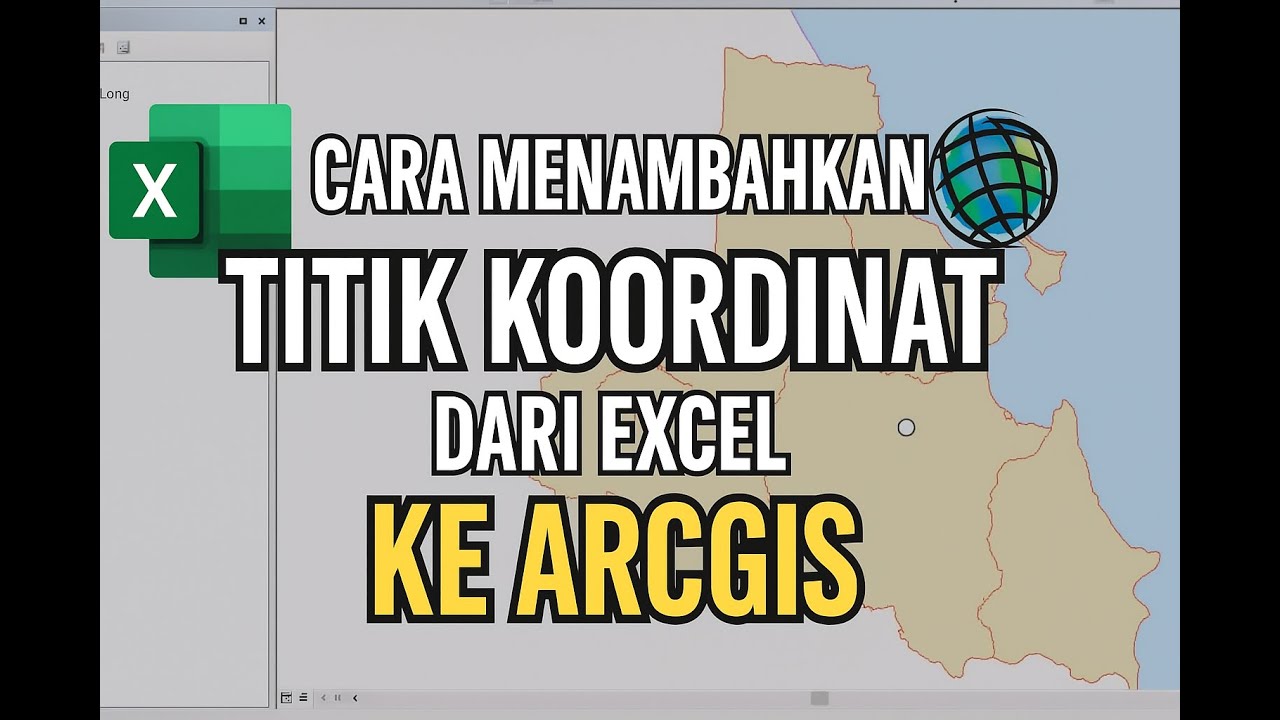 Cara Menginput Titik Koordinat Excel ke ArcGIS - YouTube