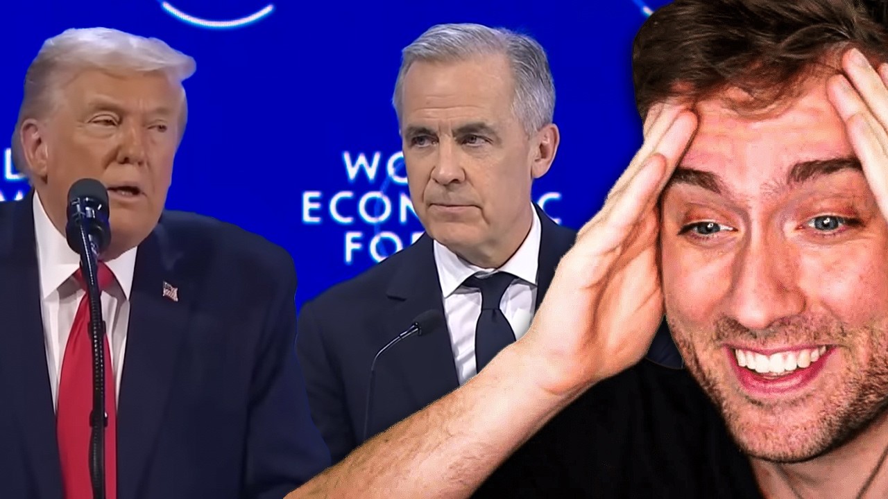 Atrioc Reacts to Trump & Carney Davos Speech