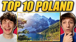 Americans React to Top 10 Places in Poland!