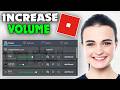 How To Increase Voice Chat Volume In Roblox (2026)