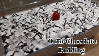 Oreo chocolate pudding by shakiya's kitchen