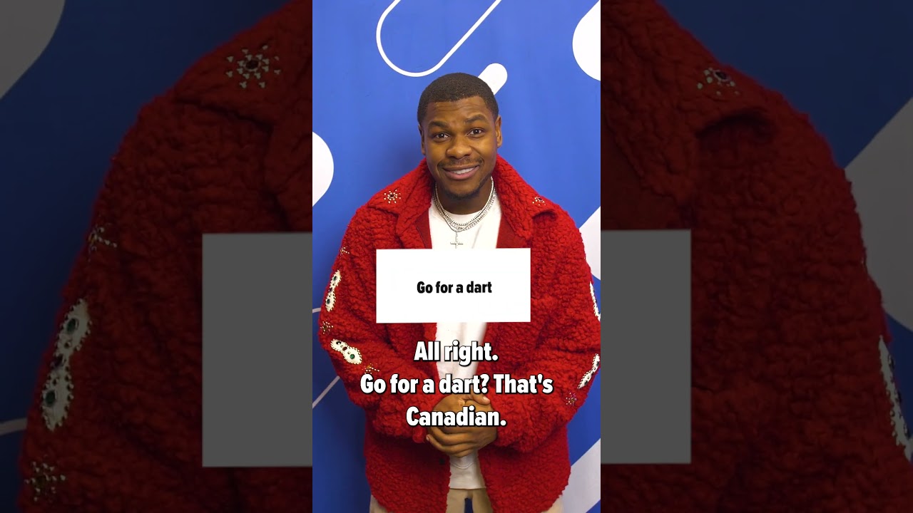John Boyega Guesses Canadian Slang | Star Wars