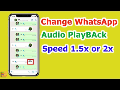 WhatsApp audio playback