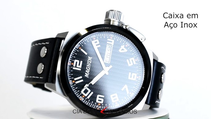 Magnum Relógios - Tem um compromisso importante e quer impressionar? Que  tal este modelo com pulseira em aço da linha Business?⠀ . Modelo: MA32167W