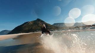 Waterproof FPV horse chase - Noordhoek Beach