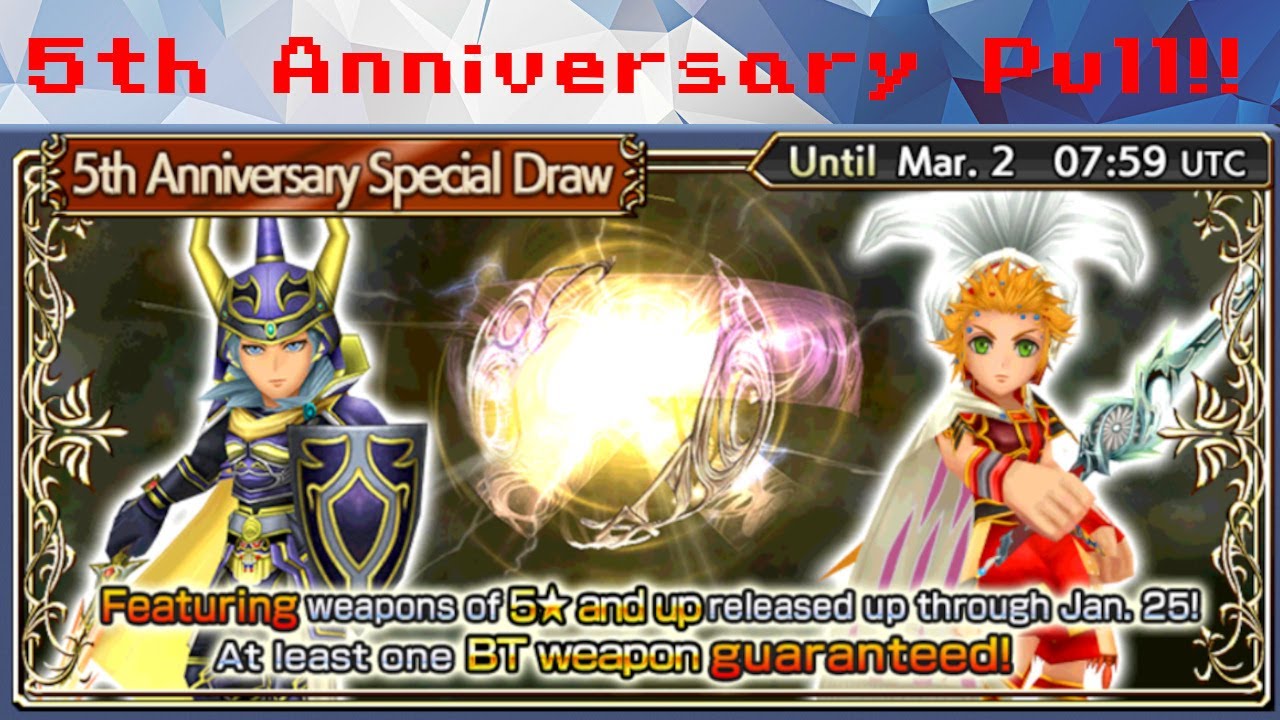 DFFOO 5th Anniversary 50+1 Pull!!