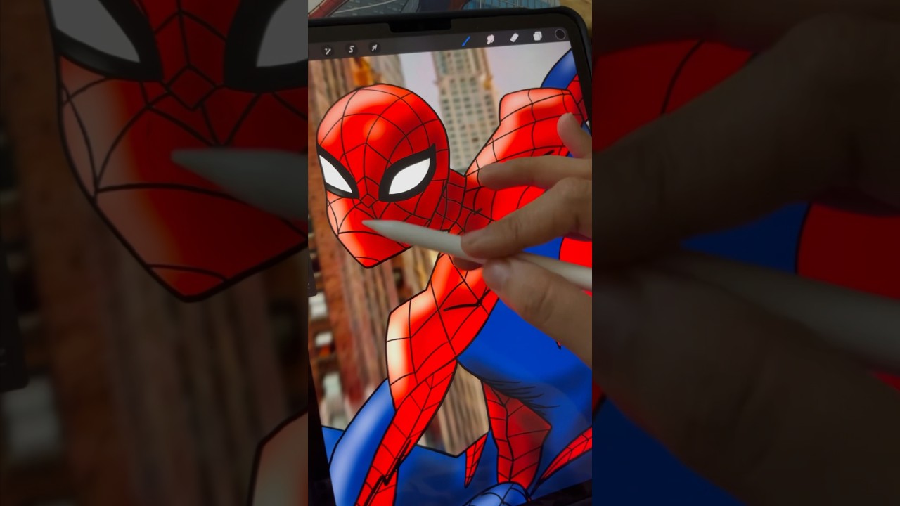 Spiderman digital art 