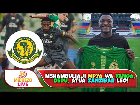 MSHAMBULIAJI MPYA WA YANGA DEPU ATUA ZANZIBAR LEO 