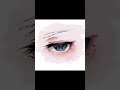 illustration making イラストメイキング 目の描き方 #shorts