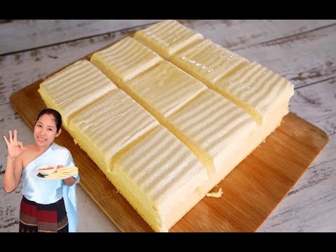 ชิฟฟ่อนเค้กเนยสดแบบร้านดัง สูตรฟูนุ่ม ทำกินทำขาย  Butter Chiffon Cake|Krua Maenaiครัวแม่นาย