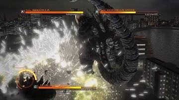 Godzilla (PS4) Online VS: SpaceGodzilla vs. Godzilla vs. Godzilla (2014)