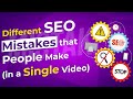 Different Mistakes that People make in SEO | Mistakes to Avoid in SEO | Full Tutorial | WsCube Tech