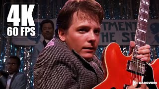 Back To The Future Rock N Roll Scene | Marty McFly at the prom in 4k 60fps