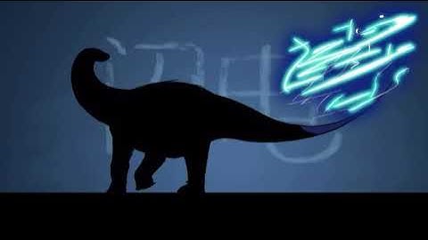 Avatar bending animation , with dinosaurs