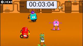 8 minute Robot Race timer