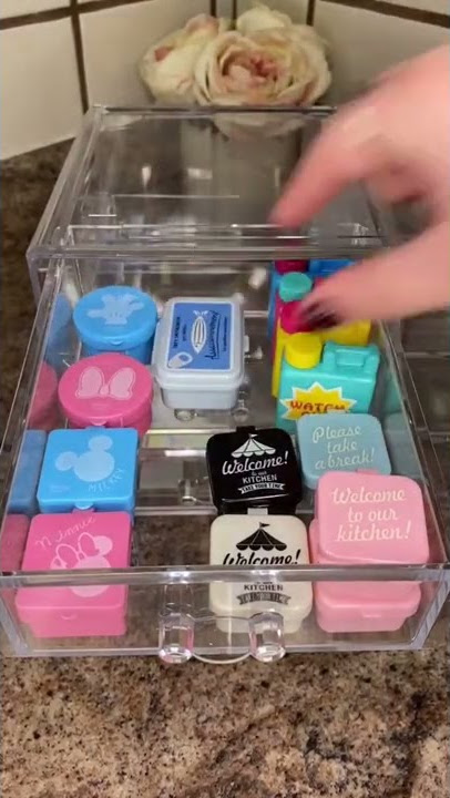 Bento lunch accessories organization 🤗 Part 1 #bento #organization
