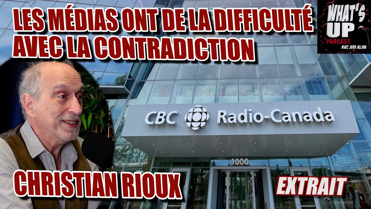 Virage MILITANT du JOURNALISME / Christian Rioux / Whats Up Podcast (Extrait)