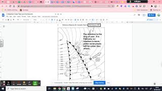 Tutorial on how to answer a synoptic weather map homework