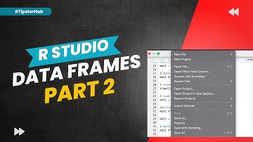 Introduction to Data Structures (Data Frames in R) Part 2