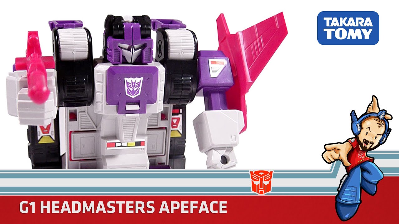 Transformers G1 Headmasters Apeface Review en Español - YouTube