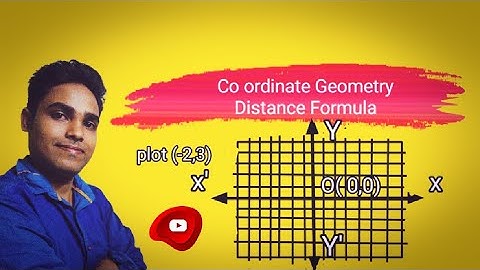 Co-ordinate Geometry l plotting points on graph l Distance formula