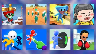 Huggy Wuggy Poppy Adventure, Squid Survival 3D, Poppy Samurai, Comics 456, Prison Escape, I the One screenshot 4