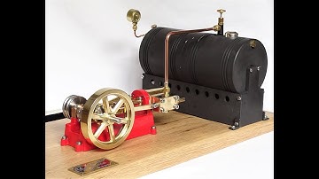 Live Steam Demonstration of Model Mill Single driving Dynamo