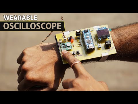 DIY Wearable Oscilloscope Smart Watch Using Arduino Nano | Electronics Project Ideas