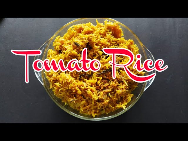 தக்காளி சாதம் | tomato rice in tamil | tomato biryani | thakkali sadam in tamil | clara