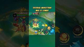 how to play Minsitthar bast combo #mobilelegends #mlbb #gegekiya