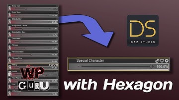 Combining Genesis Morphs in DAZ Studio (Hexagon Version)