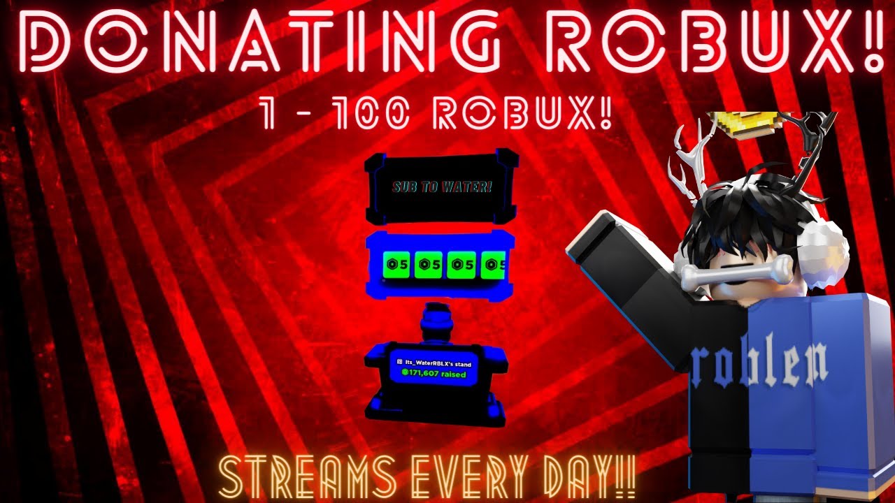 🔴 LIVE 🔴| 🔴Raising and Donating🔴Robux in PLS DONATE!💰🔴 - YouTube