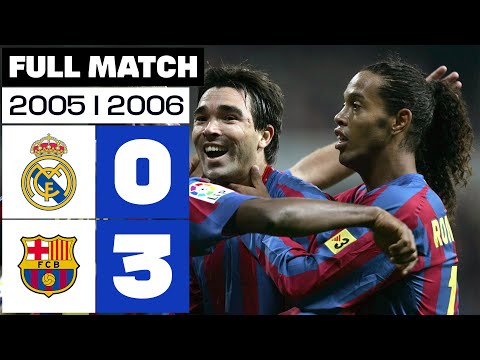 Real Madrid - FC Barcelona (0-3) 2005/2006 PARTIDO COMPLETO
