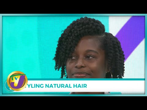 Styling Natural Hair with Oprah Williams | TVJ Smile Jamaica