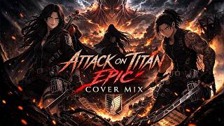 ATTACK ON TITAN EPIC COVER MIX ⚔️ | Symphonic Rock Tribute (AOT Music)