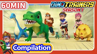 Dino Trainers S1 Compilation [13-19] | Dinosaurs for Kids | Trex | Cartoon | Toys | Robot | Jurassic