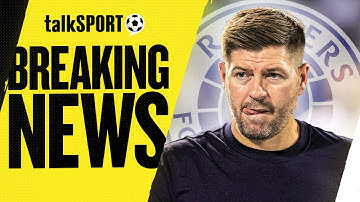 🚨 BREAKING: Steven Gerrard 