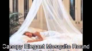 New Elegant Mosquito Round Bad Net Princess Girls Bed Size Queen Canopy