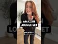 Amazon Lounge Set | Amazon Winter Outfit Idea #winteroutfitinspo #adidassambas #loungeset