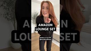 Amazon Lounge Set | Amazon Winter Outfit Idea #winteroutfitinspo #adidassambas #loungeset