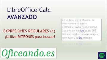 Búsquedas avanzadas con Expresiones Regulares. Patrones de texto.