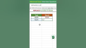 REPLACE function in excel | REPLACE formula in excel | excel interview questions excel tips & tricks