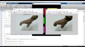 Real time hand gesture recognition matlab code projects