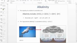 CVE 351 - Class 8 (Alkalinity and Hardness) 29 Sept 2015