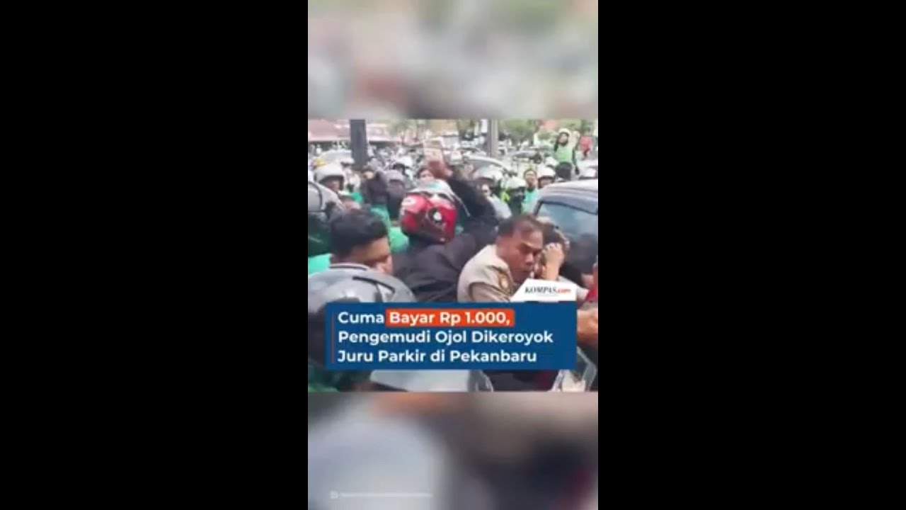 Cuma Bayar Rp 1.000, Pengemudi Ojol Dikeroyok Juru Parkir di Pekanbaru