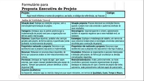 Como se faz um resumo executivo?